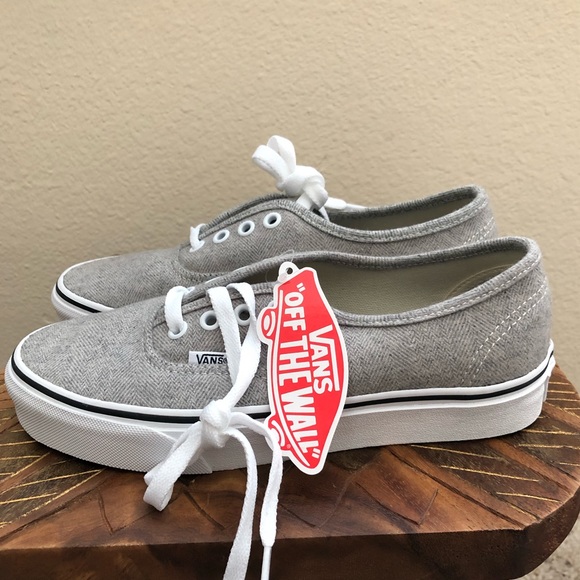 vans herringbone lace authentic